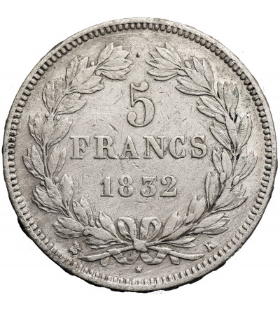 France, Louis-Philippe (1830-1848). 5 Francs 1832 K, Bordeaux