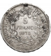 France, Third Republic (1871-1940). 5 Francs 1873 K, Bordeaux, Hercules