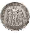 Francja, Trzecia Republika (1871-1940). 5 franków 1873 K, Bordeaux, Herkules