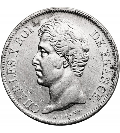 France, Charles X (1824-1830). 5 Francs 1830 MA, Marseille