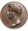 Szwecja, Oskar I (1844-1859), Medal 1818 wybity przez Uniwersytet w Uppsali dla uhonorowania Oskara I