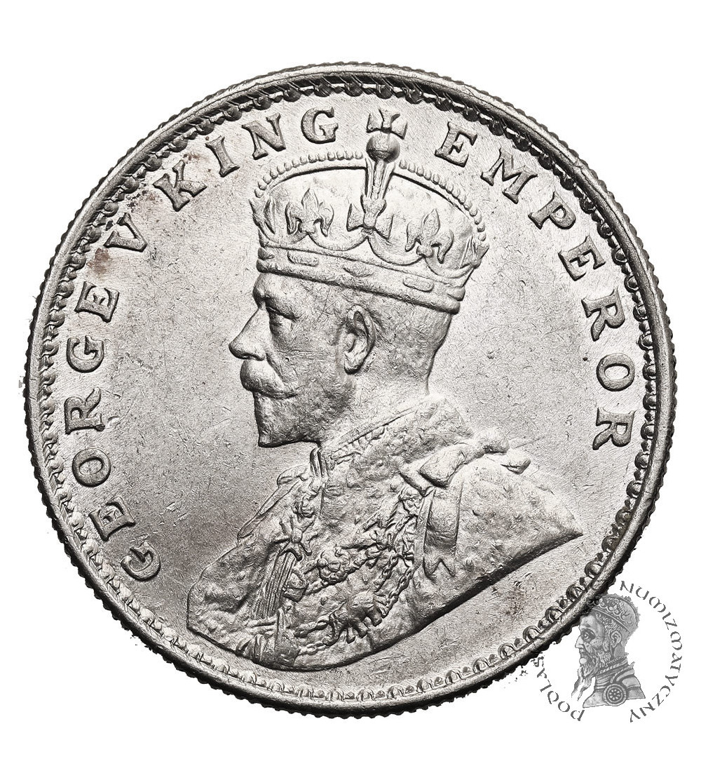 India British, George V (1910-1936). 1 Rupee 1918 (b), Mumbai / Bombay