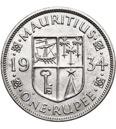 Mauritius, Jerzy V (1910-1936). 1 rupia 1934