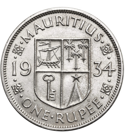 Mauritius, Jerzy V (1910-1936). 1 rupia 1934