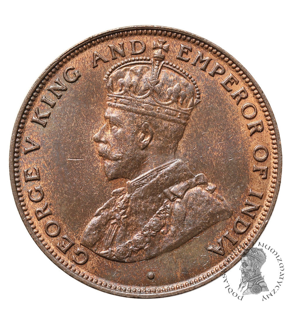 Hong Kong, George V (1910-1936). 1 Cent 1924