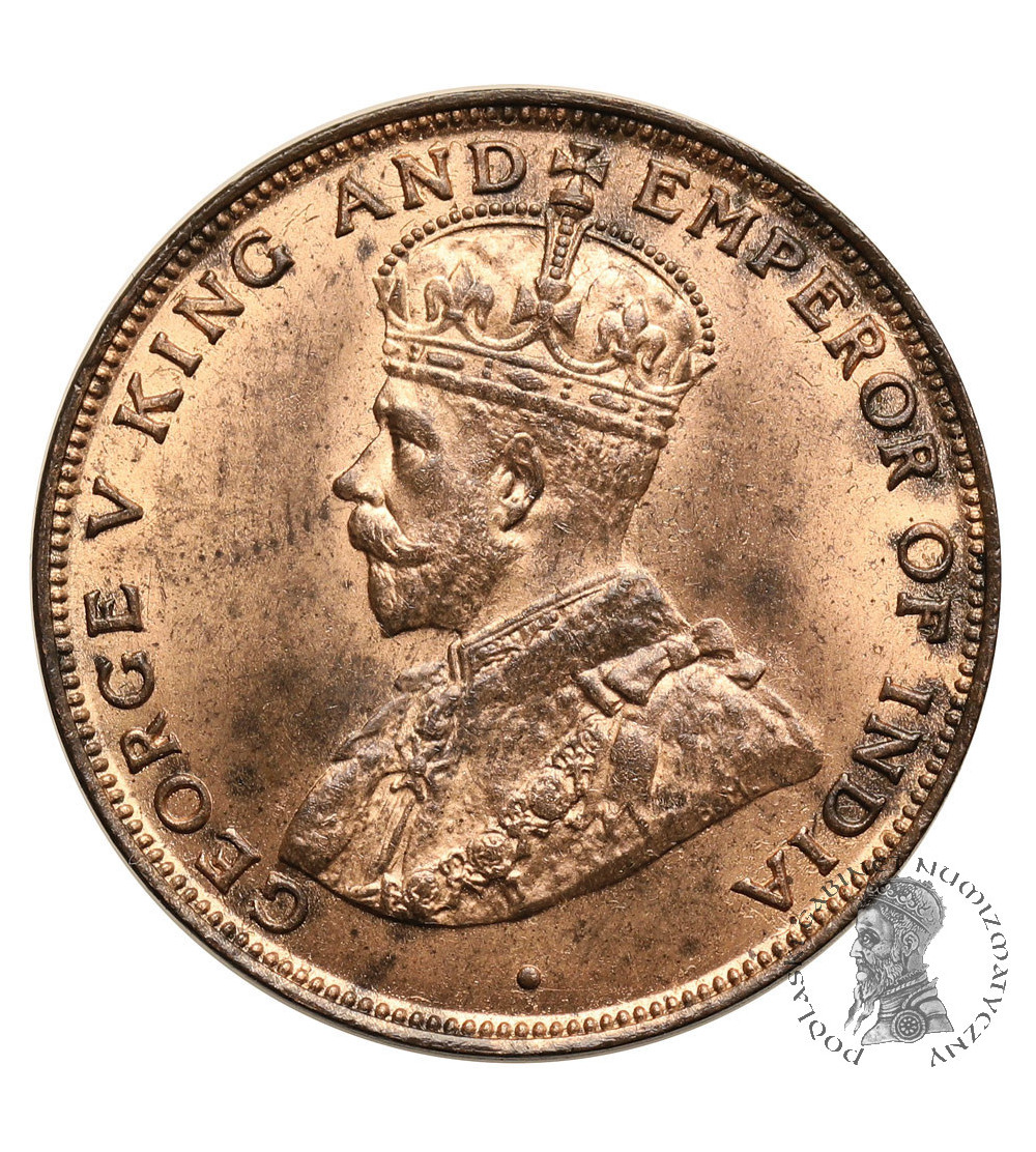 Hong Kong, George V (1910-1936). 1 Cent 1924