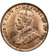 Hong Kong, Jerzy V (1910-1936). 1 cent 1924