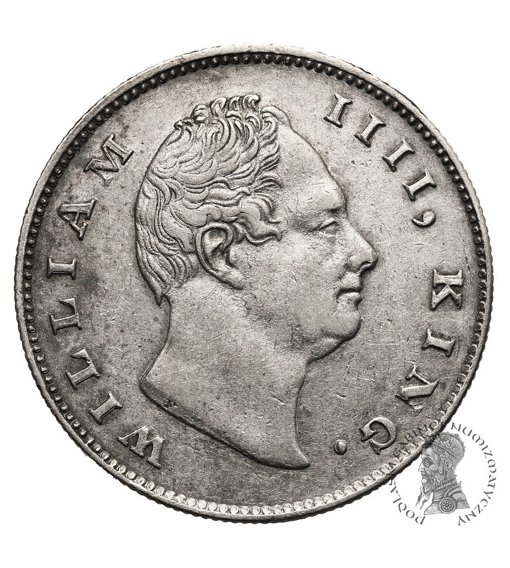 India British, William IV (1830-1837). 1 Rupee 1835 F (c), Kolkata / Calcutta