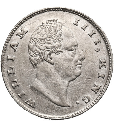 Indie Brytyjskie, William IV (1830-1837). 1 rupia 1835 F (c), Kolkata / Kalkuta