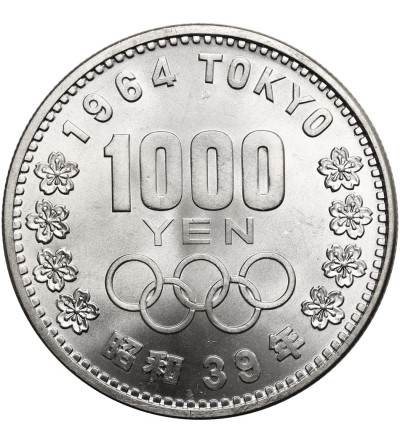 Japan, Shōwa (1926-1989). 1000 Yen, Yr. 39 / 1964 AD, XVIII Summer Olympic Games, Tokyo 1964