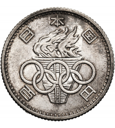 Japan, Shōwa (1926-1989). 100 Yen, Yr. 39 / 1964 AD, XVIII Summer Olympic Games Tokyo 1964