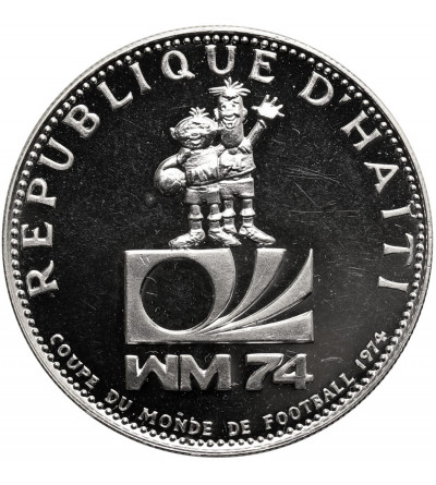 Haiti. 25 Gourdes 1973, FIFA World Cup, Germany 1974