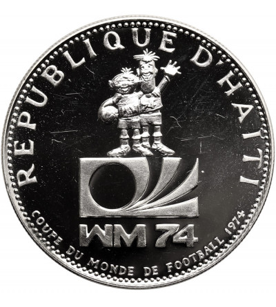 Haiti. 25 Gourdes 1973, FIFA World Cup, Germany 1974
