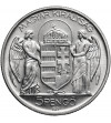 Hungary. 5 Pengo 1943 BP., 75th birthday of Miklós Horthy