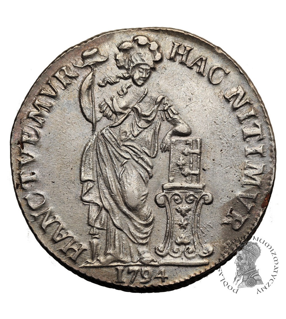 Niderlandy, Prowincja Zachodnia Fryzja (1581-1795). 3 Guldeny 1794, Enkhuizen