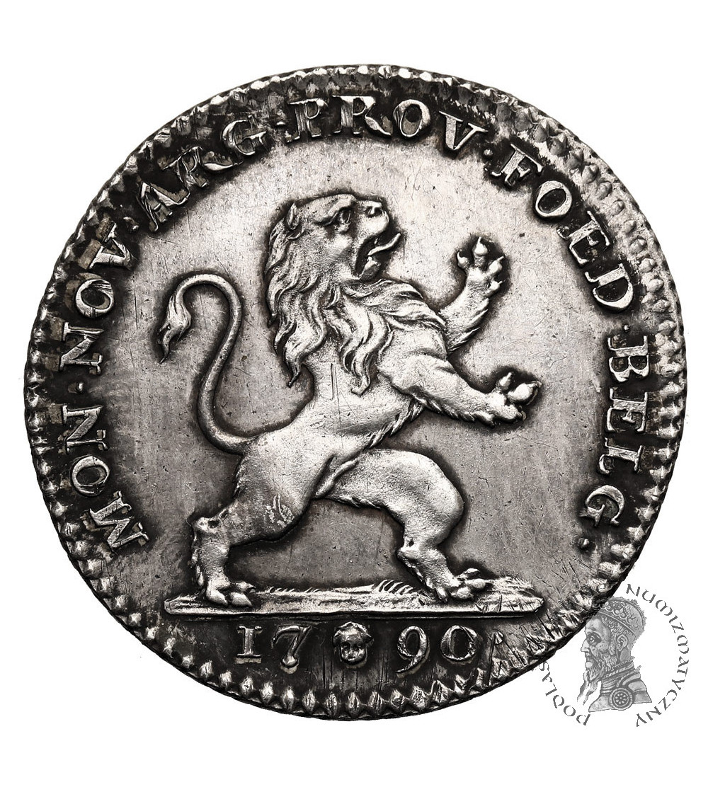 Brabant (Belgium), Belgian Revolution 1789-1790. 1 Florin 1790, Brussels mint