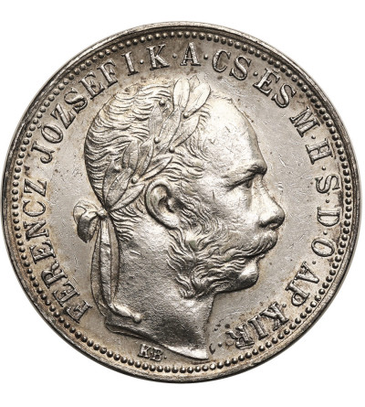 Hungary (Holy Roman Empire), Francis Joseph I (1848-1916). 1 Forint 1888 KB