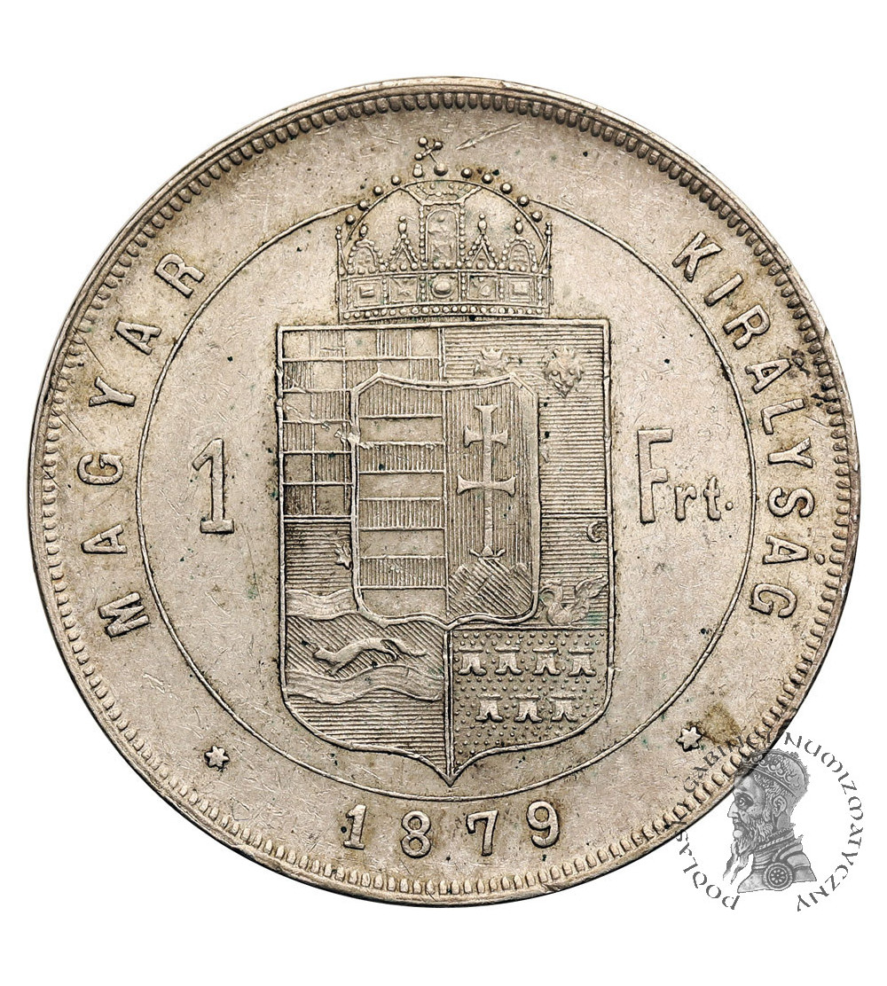 Węgry (Święte Cesarstwo Rzymskie), Franciszek Józef I (1848-1916). 1 forint 1879 KB