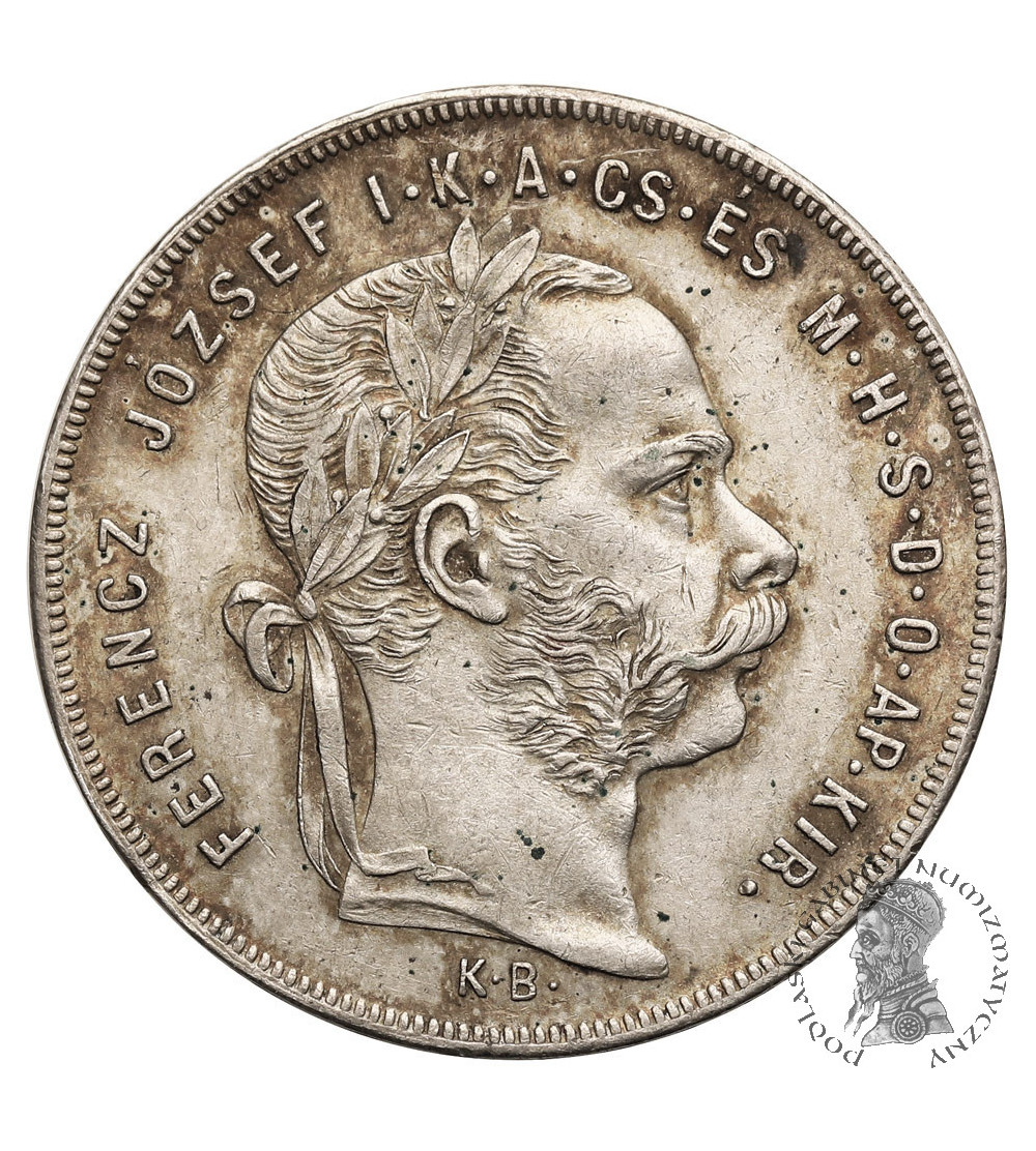 Hungary (Holy Roman Empire), Francis Joseph I (1848-1916). 1 Forint 1879 KB