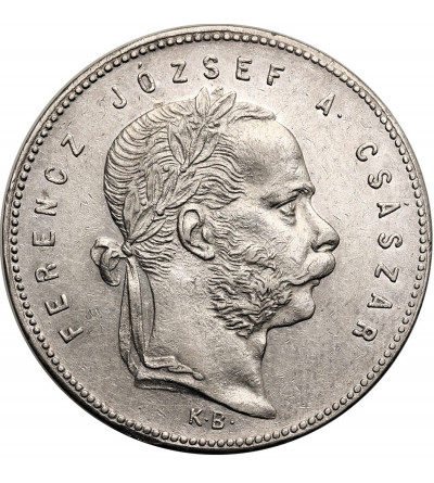 Węgry (Święte Cesarstwo Rzymskie), Franciszek Józef I (1848-1916). 1 forint 1869 KB