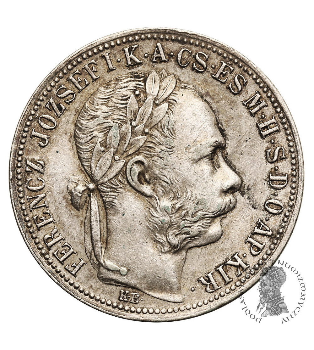 Węgry (Święte Cesarstwo Rzymskie), Franciszek Józef I (1848-1916). 1 forint 1890 KB