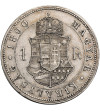 Hungary (Holy Roman Empire), Francis Joseph I (1848-1916). 1 Forint 1890 KB