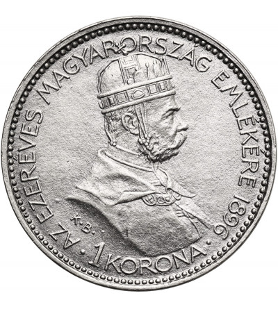 Hungary (Holy Roman Empire), Franz Joseph I (1848–1916). 1 Korona 1896 KB