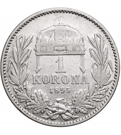 Węgry (Święte Cesarstwo Rzymskie), Franciszek Józef I (1848-1916). 1 korona 1895 KB