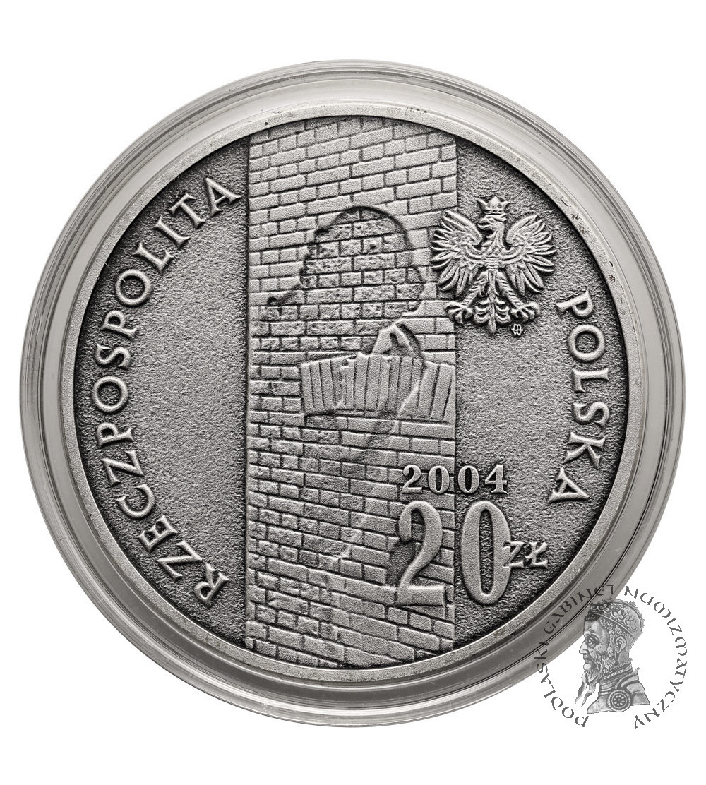 Poland. 20 Zlotych 2004, Commemoration of the Victims of the Lodz Ghetto