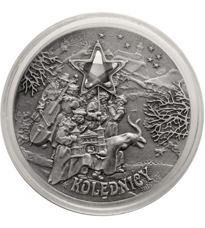 Polska. 20 złotych 2001, Kolędnicy
