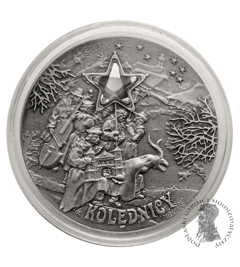 Polska. 20 złotych 2001, Kolędnicy