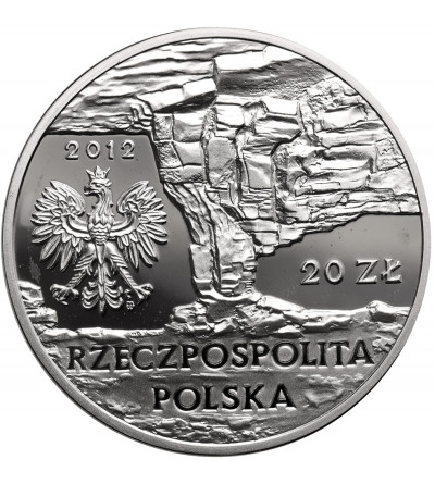 Polska. 20 złotych 2012, Krzemionki Opatowskie, Zabytki Kultury Materialnej w Polsce - Proof