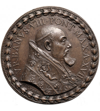 Italy, Papal States / Vatican, Urban VIII (1623-1644). Medal 1640 commemorating the renovation of the Quirinal Palace
