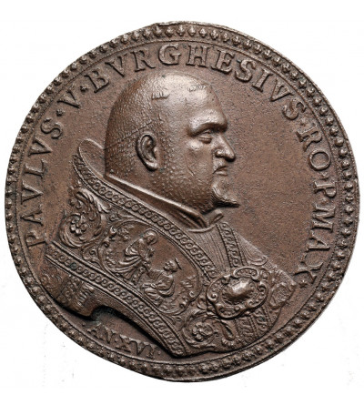 Italy, Papal States / Vatican, Paul V (1605-1621). Undated medal commemorating ,,Porta Palatii"