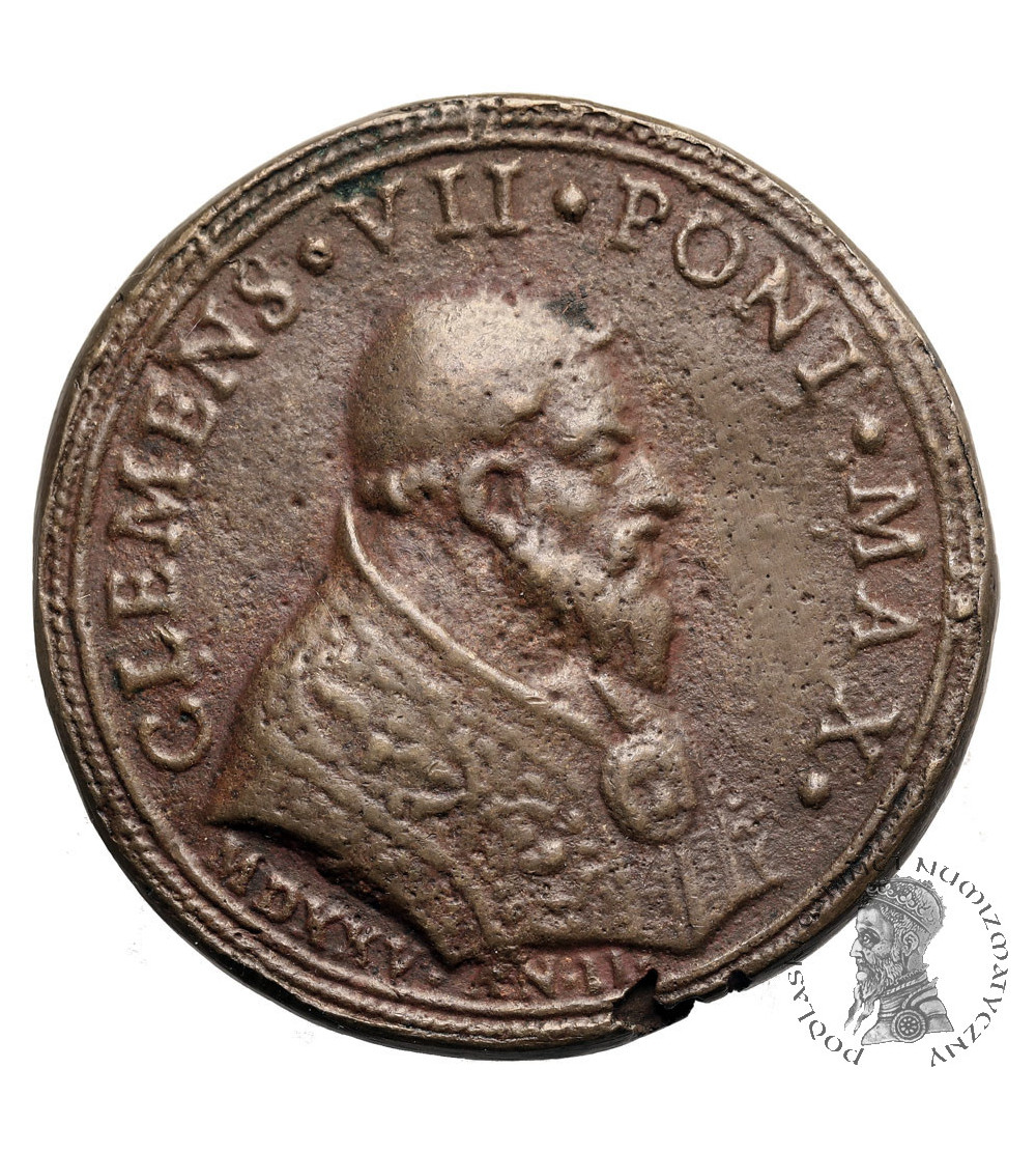 Italy, Papal States / Vatican, Clement VII (1523–1534). Medal 1525 closing of the Holy Door / the Jubilee Year