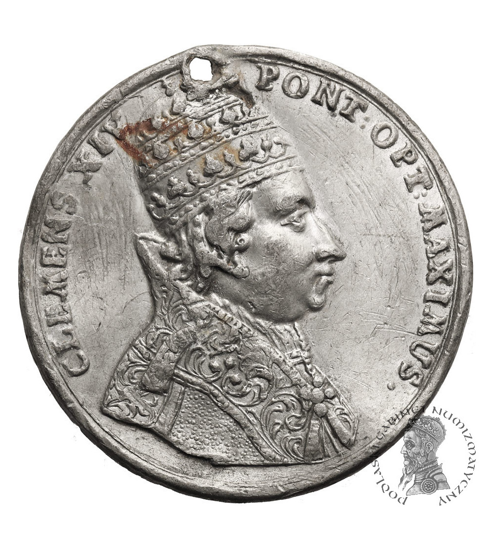 Włochy, Państwo Kościelne / Watykan, (Klemens XIV (1769-1774). Medal 1773 upamiętniający kasatę Zakonu Jezuitów