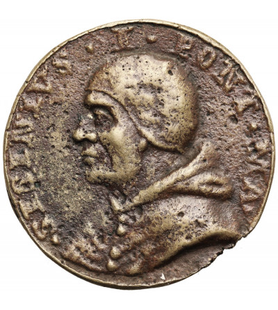 Italy, Papal States, Sisinnius I (January 15, 708 – February 4, 708). Commemorative medal of Pope Sisinnius I