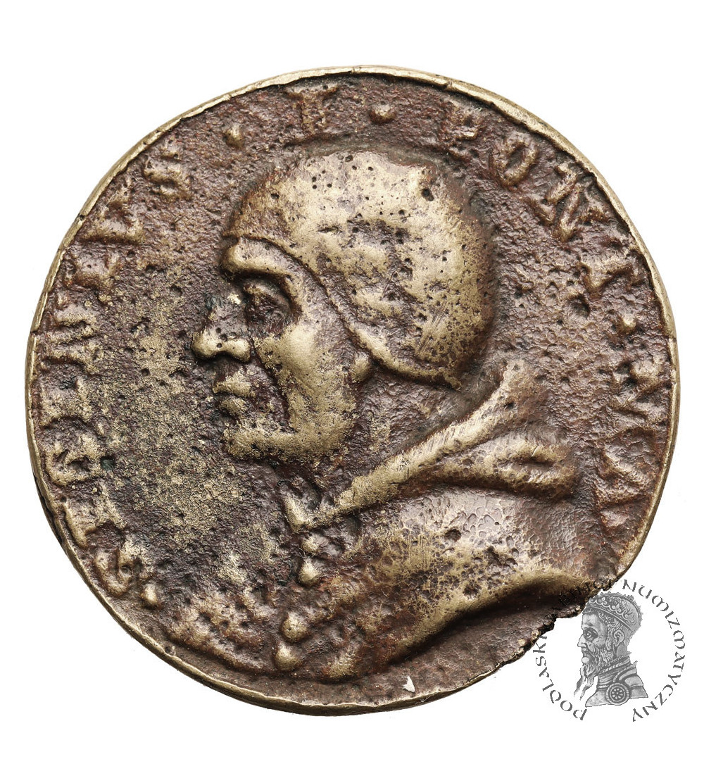 Italy, Papal States, Sisinnius I (January 15, 708 – February 4, 708). Commemorative medal of Pope Sisinnius I