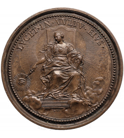 Italy, Papal States / Vatican, (Clement XI (1700–1721). 1702 medal Christian religion over darkness