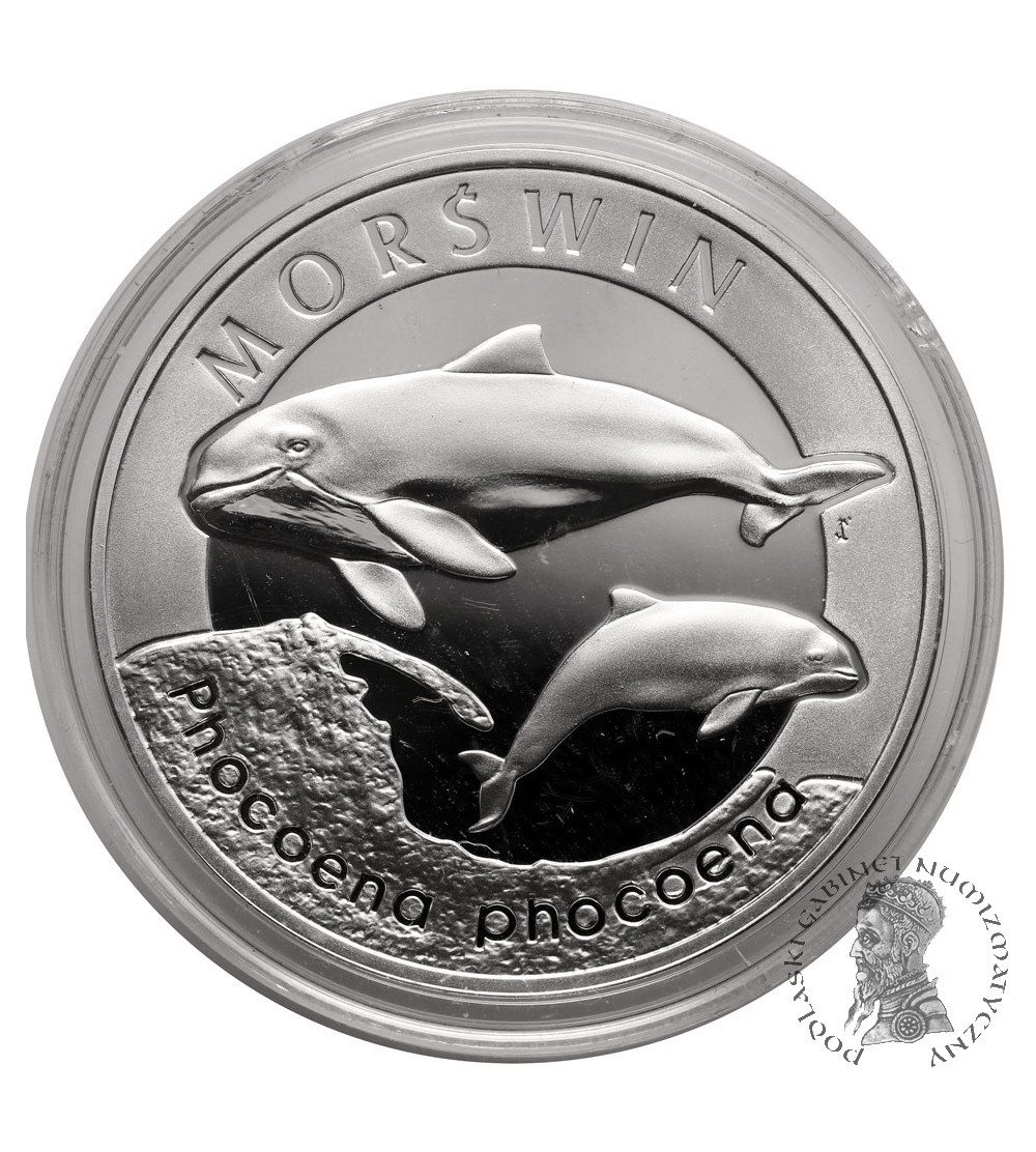Poland. 20 Zlotych 2004, Porpoise (Phocoena phocoena) - Proof