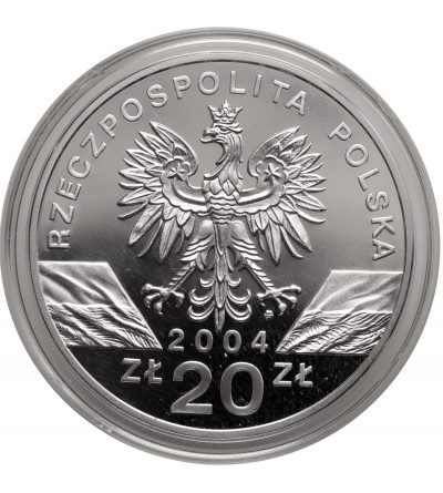 Polska. 20 złotych 2004, Morświn (Phocoena phocoena) - Proof