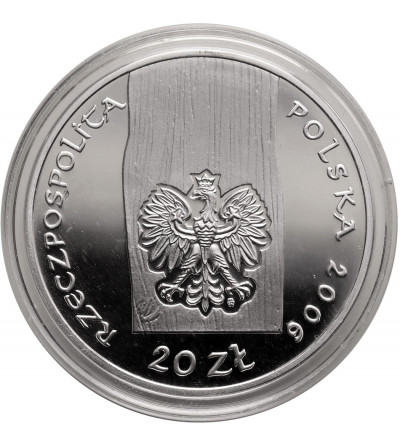 Poland. 20 Zlotych 2006, Church in Haczow - Proof