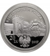 Polska. 20 złotych 2007, Średniowieczne miasto w Toruniu - Proof