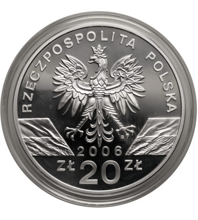Poland. 20 Zlotych 2006, Marmot (Marmota marmota) - Proof