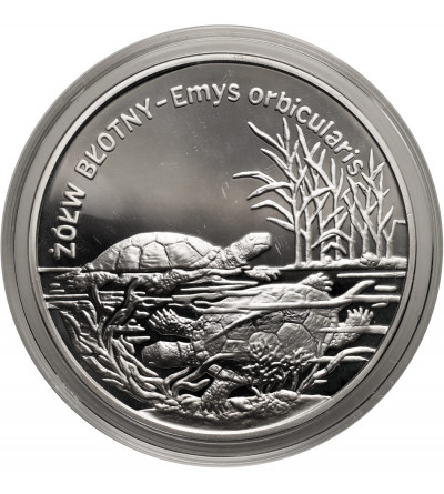 Polska. 20 złotych 2002, Żółw błotny (Emys orbicularis) - Proof