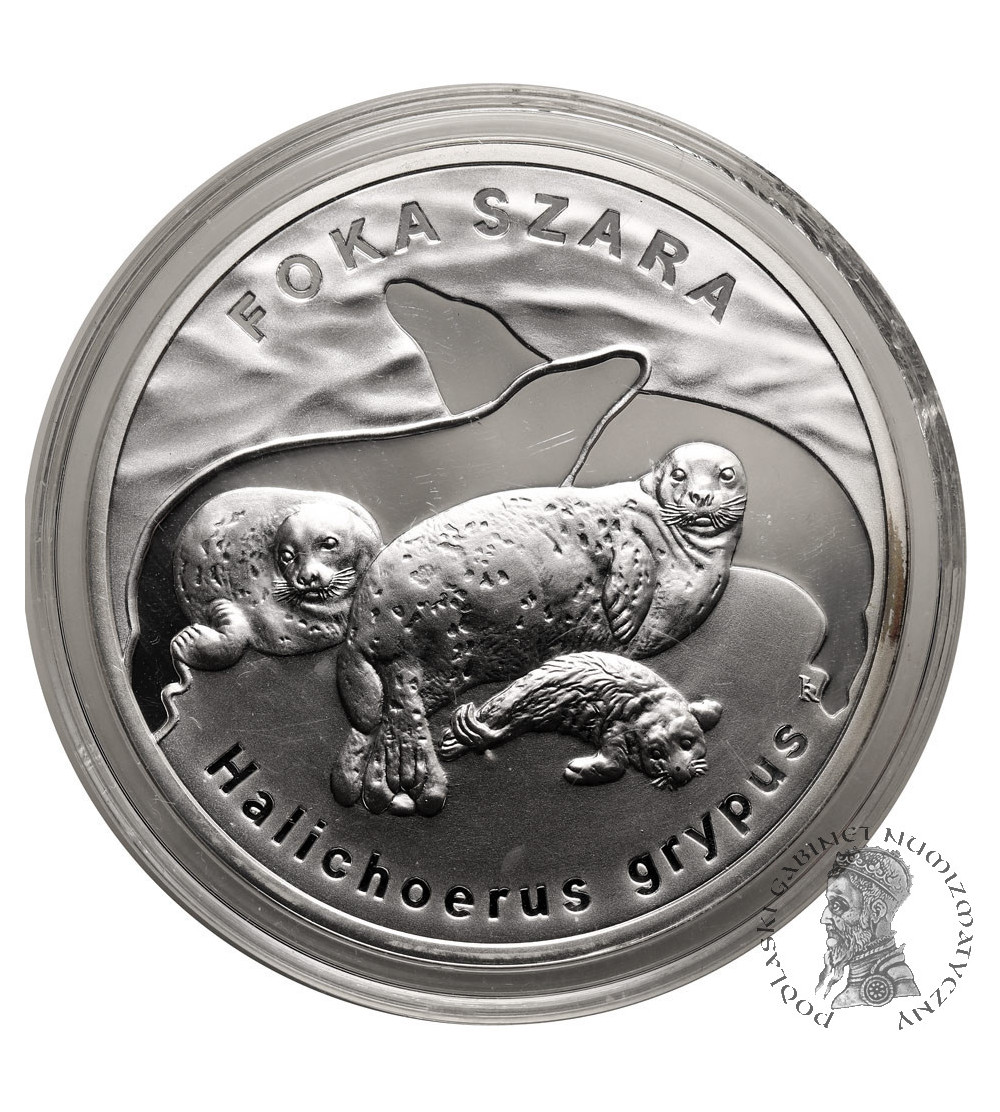 Poland. 20 Zlotych 2007, Grey seal (Halichoerus grypus) - Proof