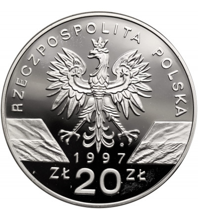 Poland. 20 Zlotych 1997, Stag Beetle (Lucanus cervus) - Proof