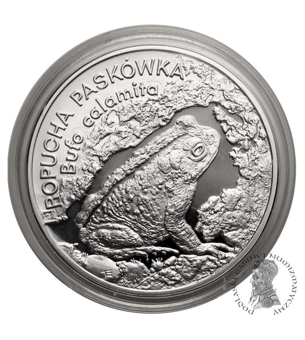Polska. 20 złotych 1998, Ropucha Paskówka (Bufo calamita) - Proof