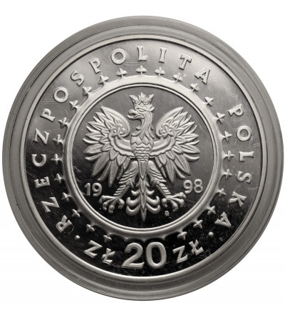 Polska. 20 złotych 1998, Zamek w Kórniku - Proof