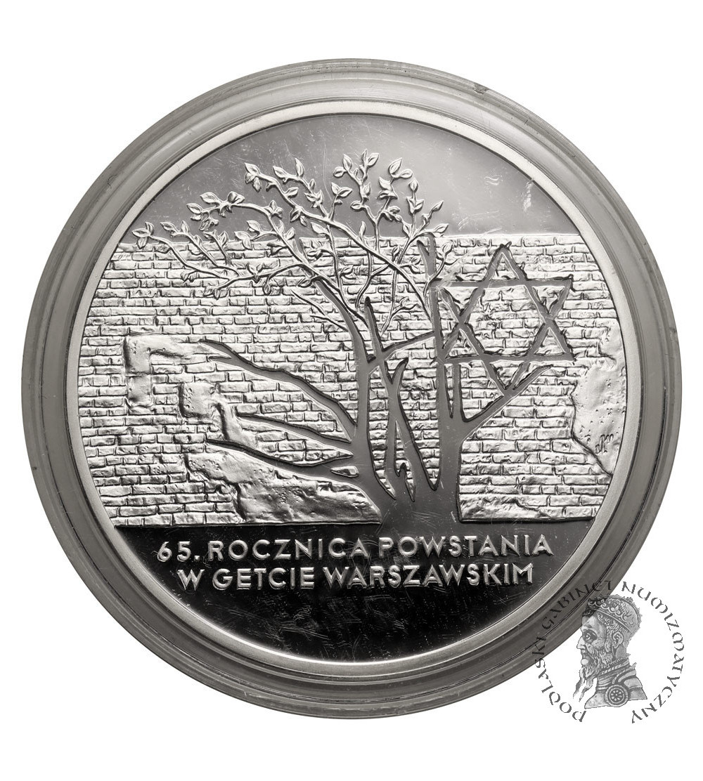Poland. 20 Zlotych 2008, 65th anniversary of the Warsaw Ghetto Uprising - Proof